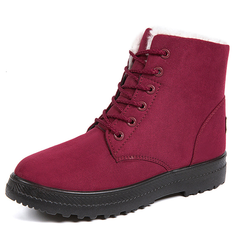 Luxury Women's Fur Lined Winter Boots