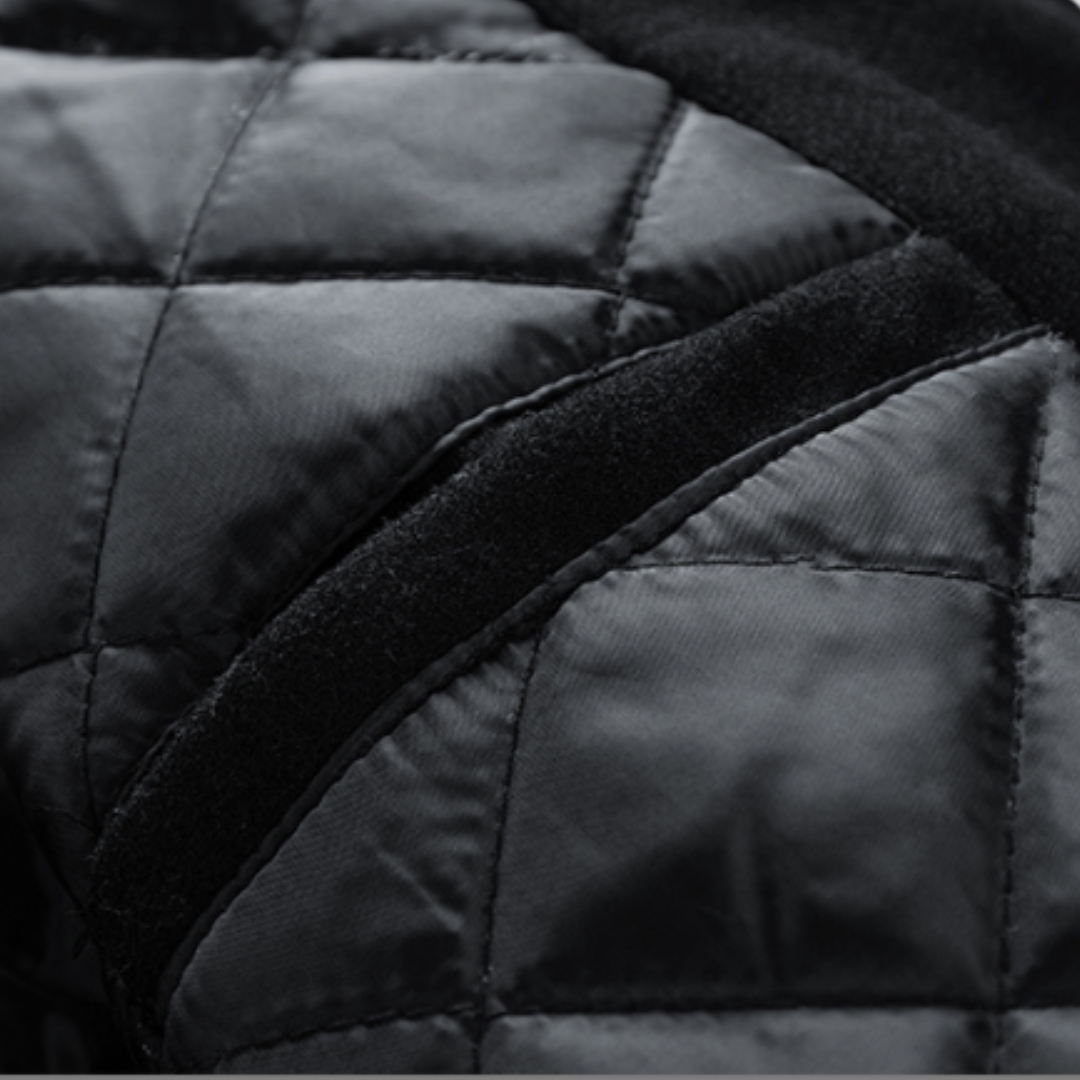 Men's Varsity Jacket - Wool Blend Body with Faux Leather Sleeves - Classic Letterman Style