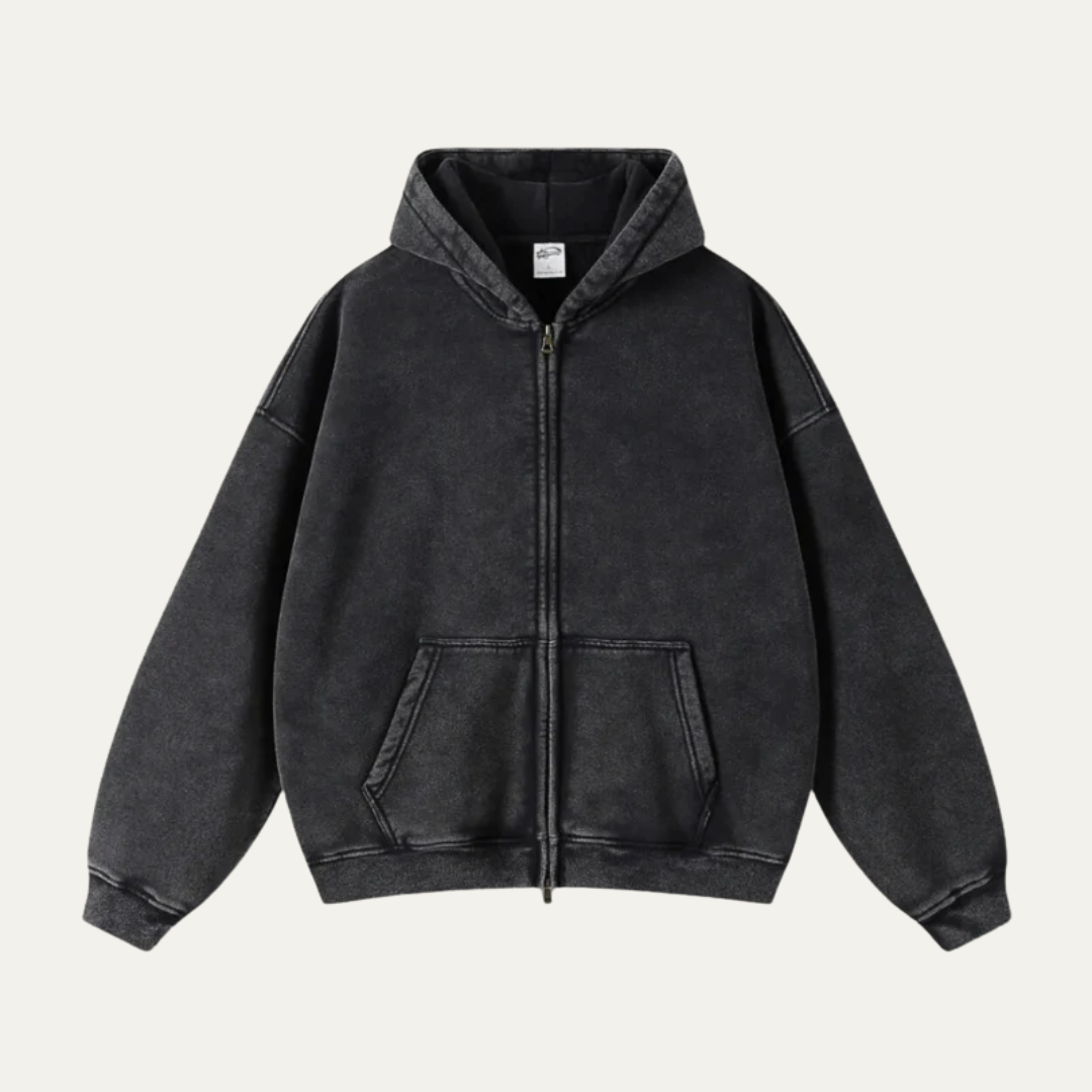 Men’s Relaxed Full-Zip Hoodie