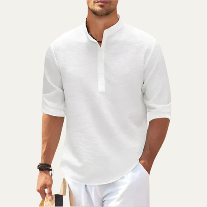 Men’s Textured Popover Shirt