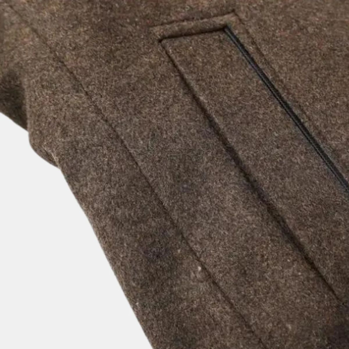 Men’s Double Layer Light Coat with Quilted Inner Vest