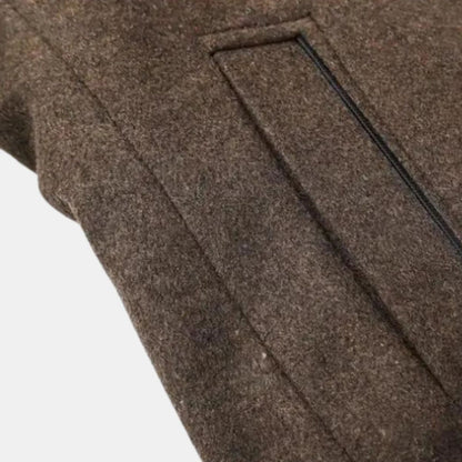 Men’s Double Layer Light Coat with Quilted Inner Vest