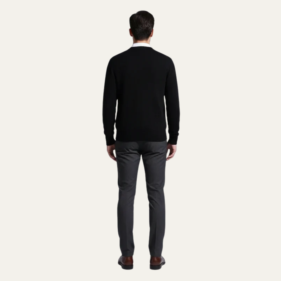 Men’s Short Sleeve Waffle Knit Crew Neck Top