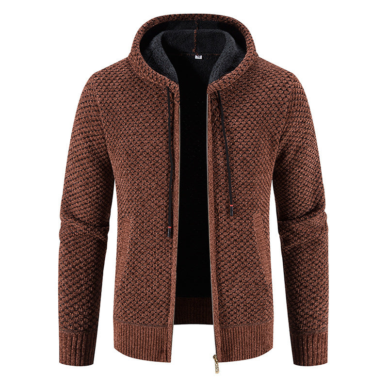 Cevori Trendy Design Stylish Hooded Cardigan