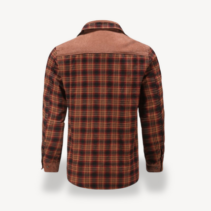 Men’s Plaid Fleece Lined Jacket