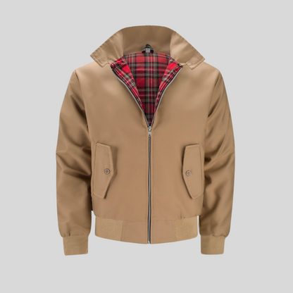 Men’s Classic Zip Front Harrington Jacket
