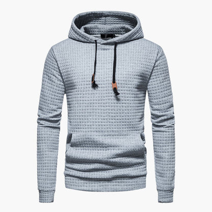 Warm Mens Graphic Hooded Sweatshirt for Winter