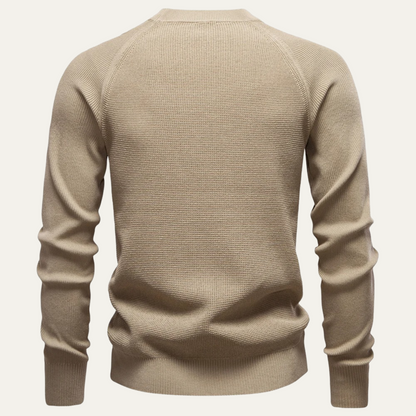The Redmere Men’s Casual Soft Knit Slim Fit Jumper