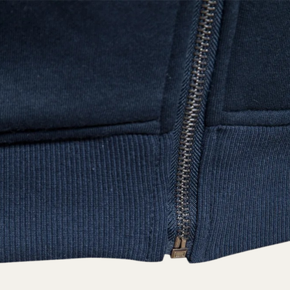 The Carmarthen Men's Zip Up Casual Cotton Jacket with Pockets