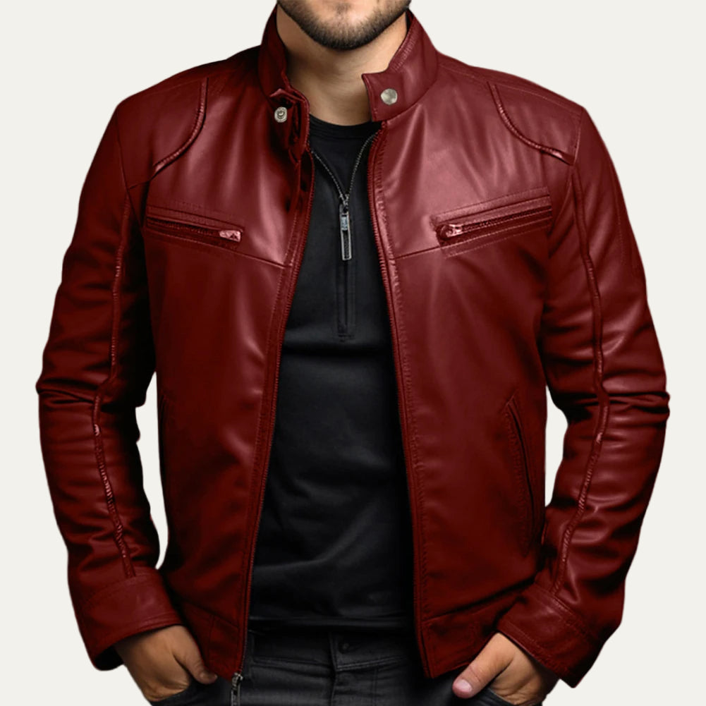 Men’s Classic Racer Leather Jacket