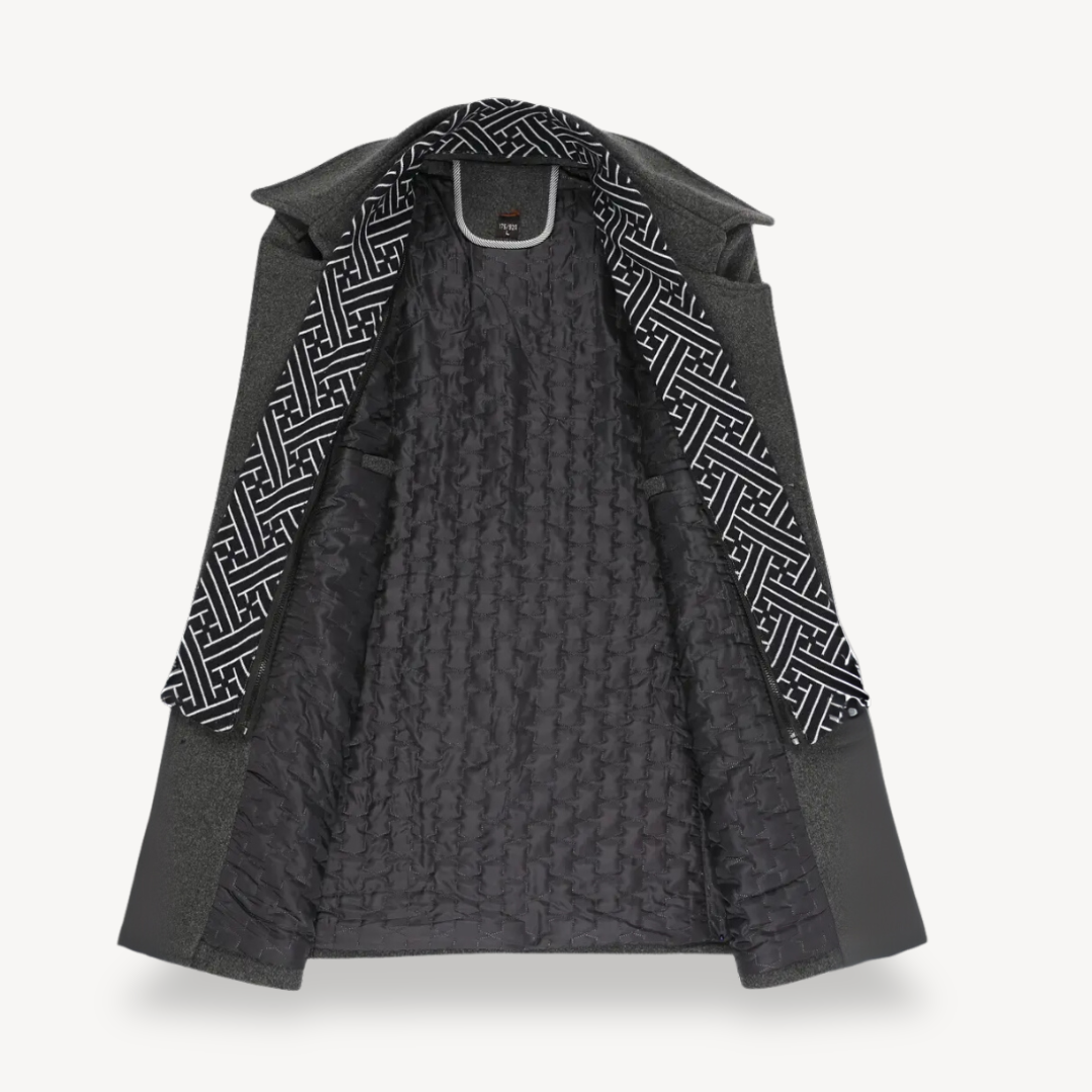 Winter Wool Coat Men
