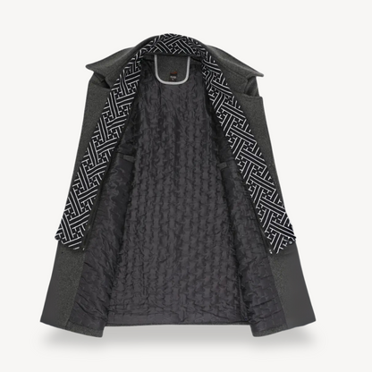 Winter Wool Coat Men