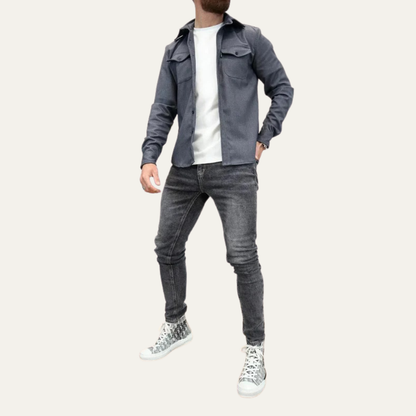 Men’s Military-Inspired Shacket