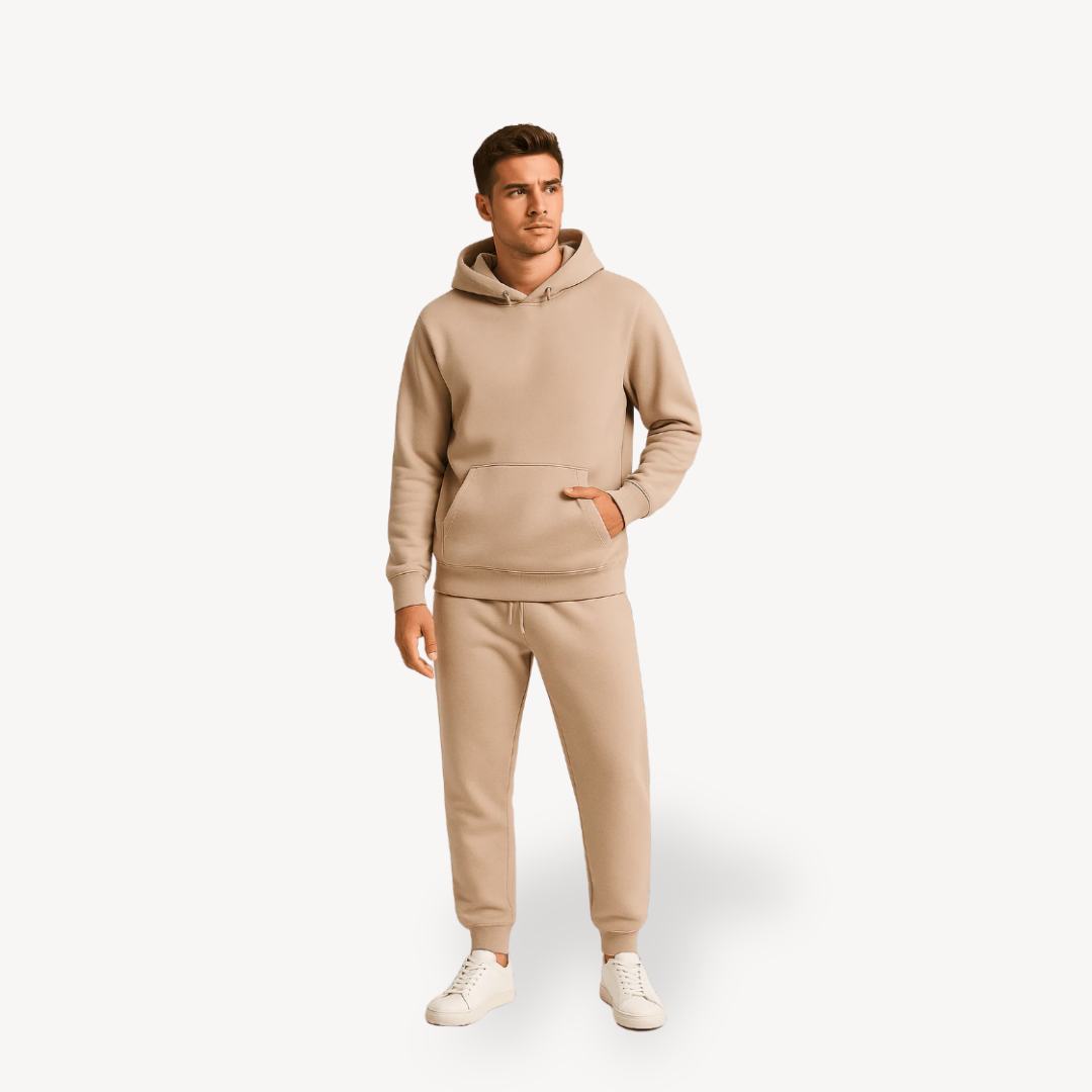 Unisex Cotton Hoodie Jogger Set