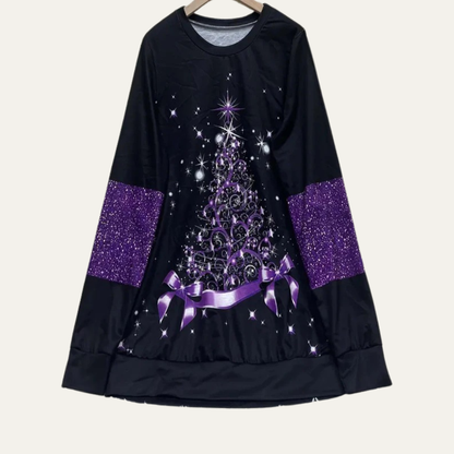 Women’s Starry Tree Christmas Sweatshirt