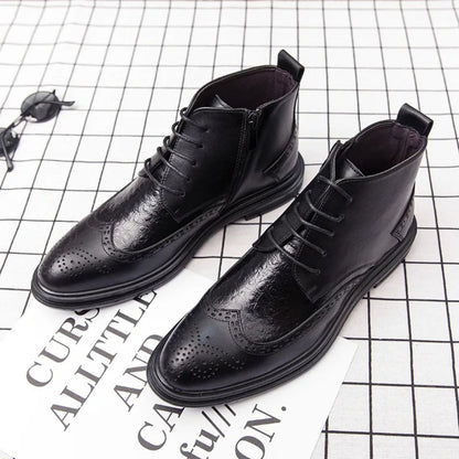 The Duke's Elegant Chelsea Boots for Men - Winter Luxury Business Shoes