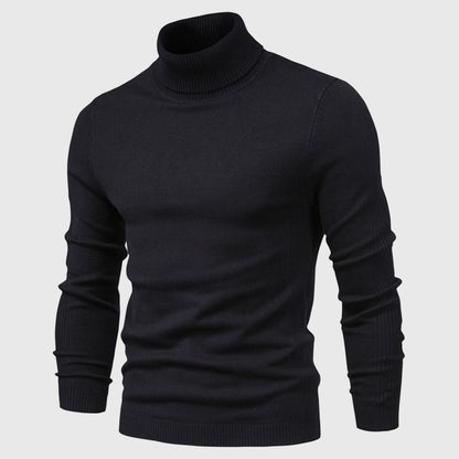 Men's Turtleneck Jumper – Soft Washable Knit for Autumn Layering