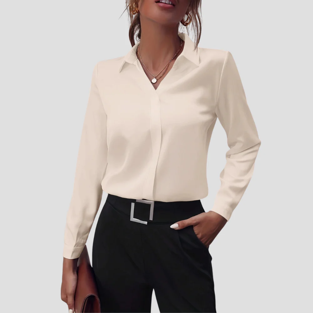 Fitted Classic Women's Blouse