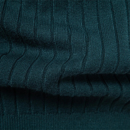 The Broadway Men’s Ribbed Turtleneck Winter Knit Jumper