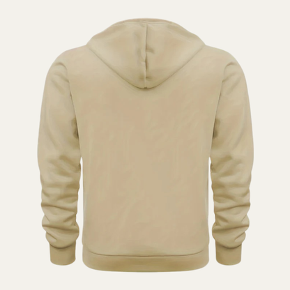 Men’s Utility Pocket Hooded Partial Zip Sweatshirt