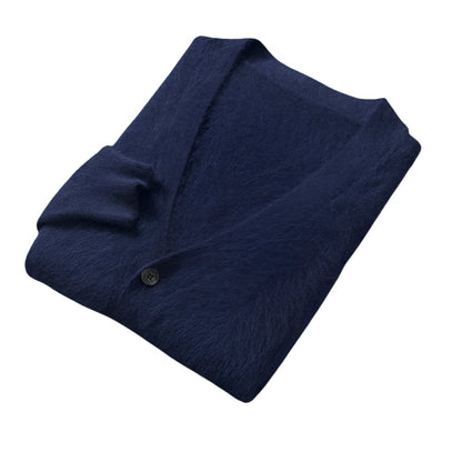 Men’s Cashmere Classic V Neck Knit Button Cardigan