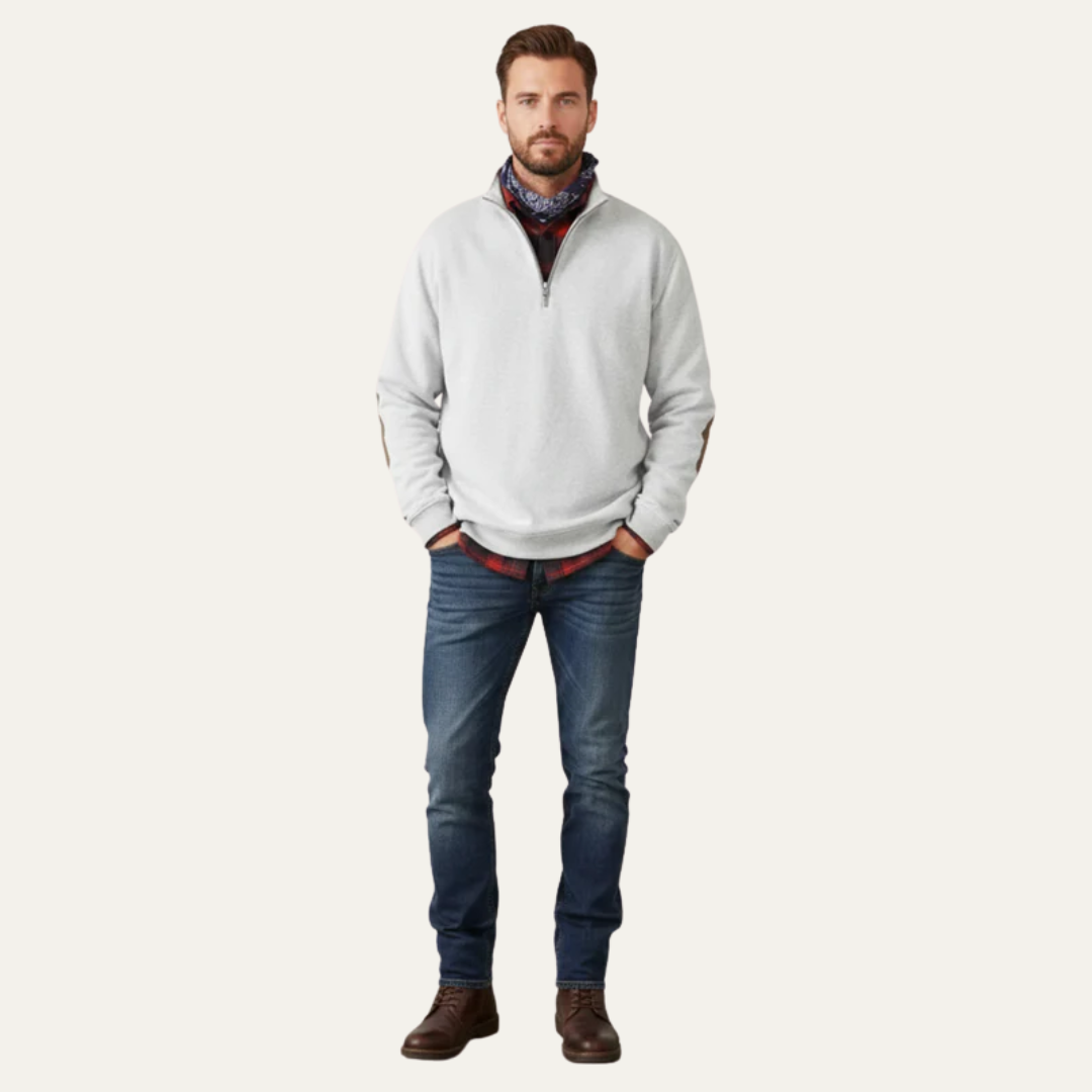 Men’s Classic Fine Knit Crew Neck Sweater