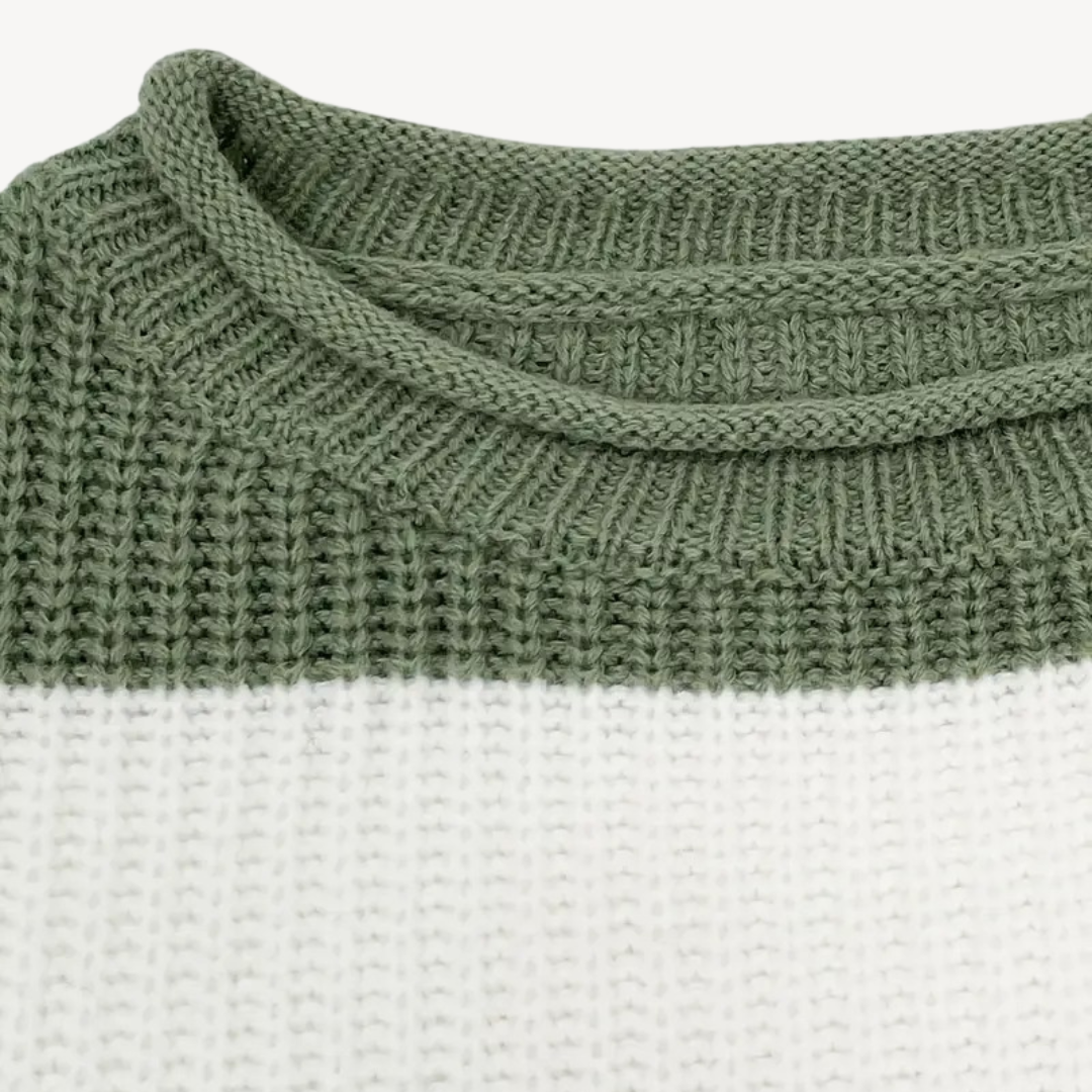 Women's Striped Oversized Sweater