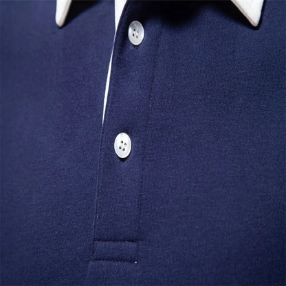 The Marlowe Men’s Casual Smart Polo Collar Jumper