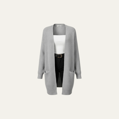 Men’s Open Front Relaxed Knit Cardigan