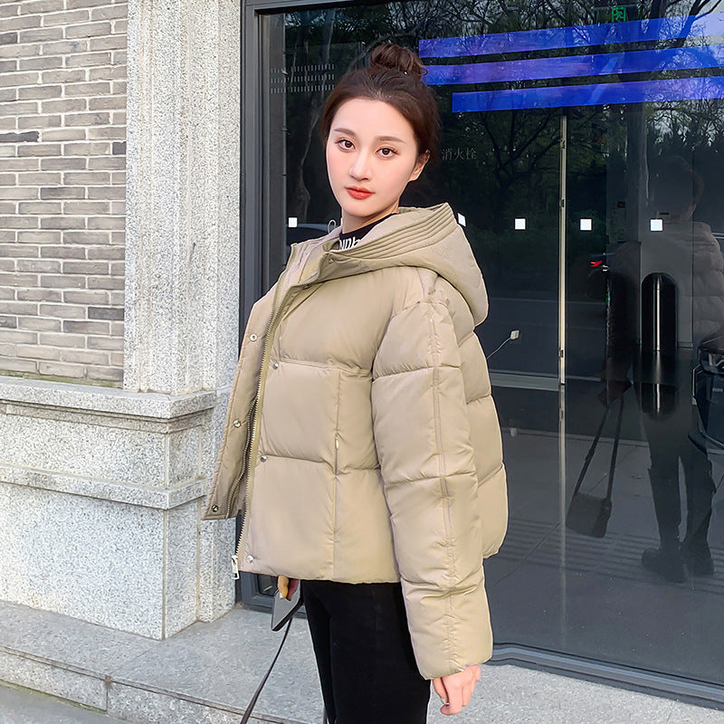 Warm Cozy Women's Short Parka Jacket