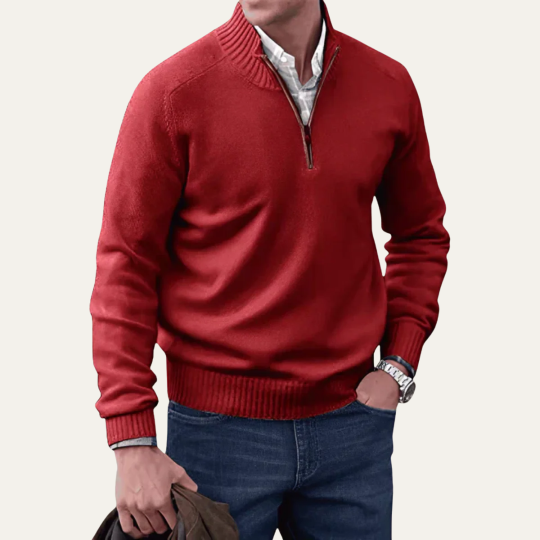 Men’s Quilted Zip-Up Utility Jacket