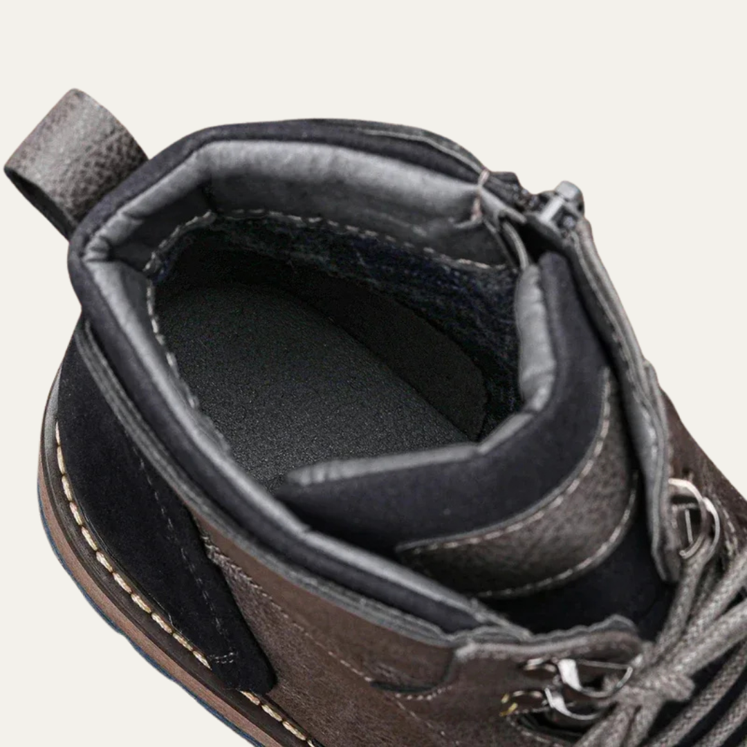 Men’s Textured Slip On Croc Pattern Ankle Bootie