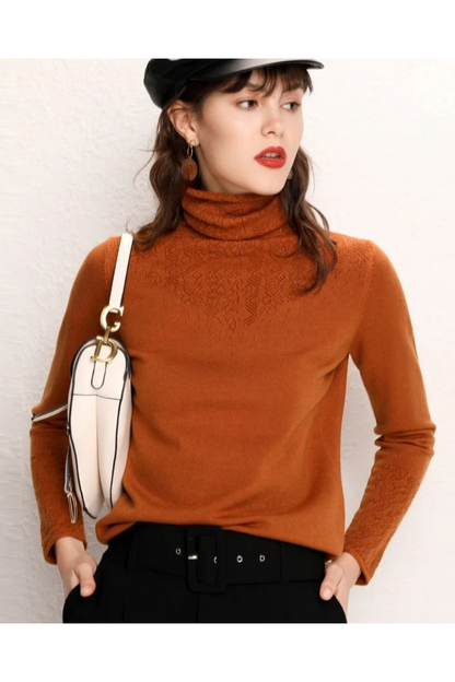 Warm Women's Cable Knit Winter Sweater