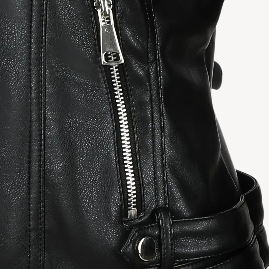 Faux Leather Jacket for Women