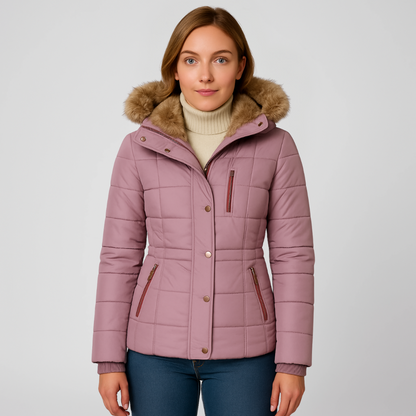 Serava | UrbanEase Coat - Fashionable Hooded Outerwear with Long Sleeve Warmth