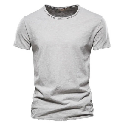 Men's Classic Anti-Sweat T-Shirt – Slim-fit Breathable Cotton Crew Neck