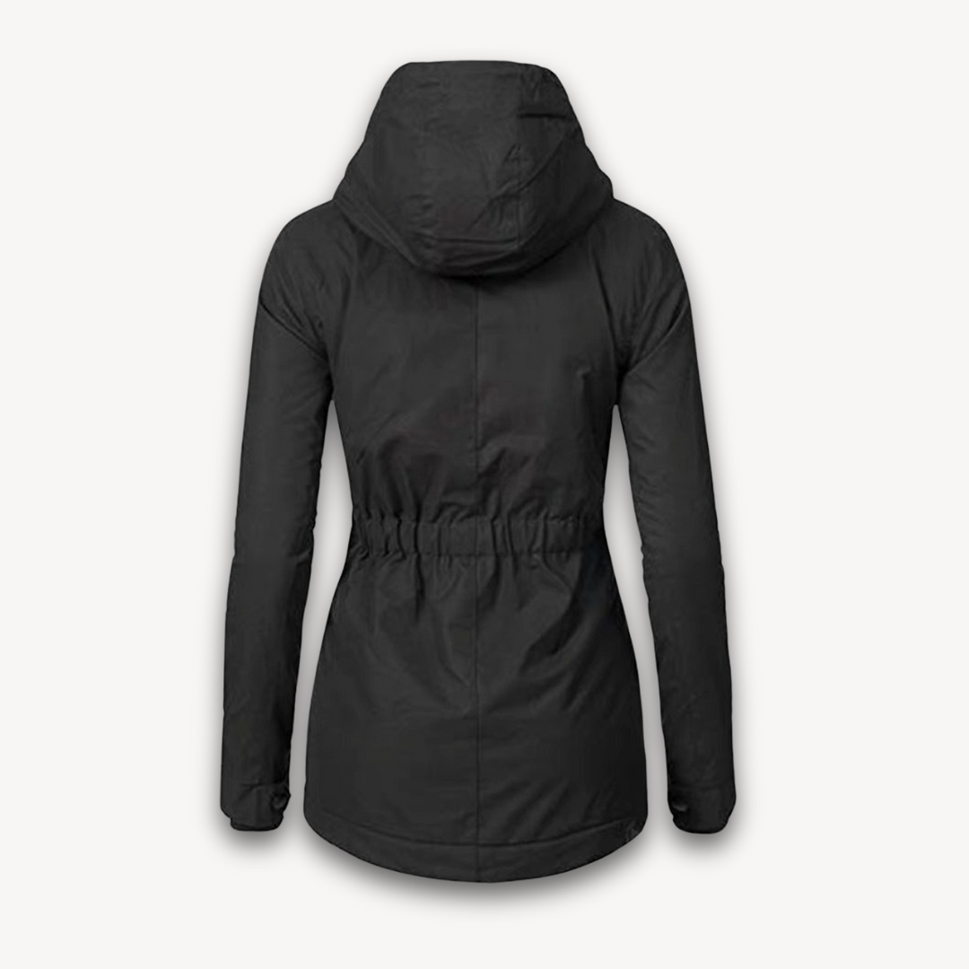 Women's Waterproof Winter Jacket with Faux Fur Lining