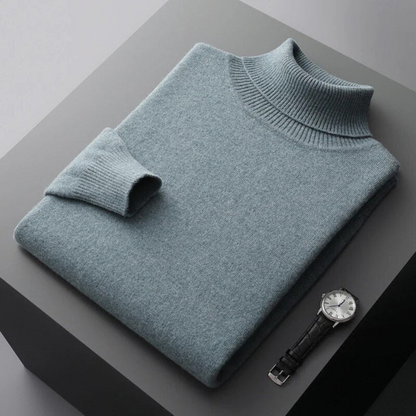 Men's Knitted Turtleneck Sweater | Chunky