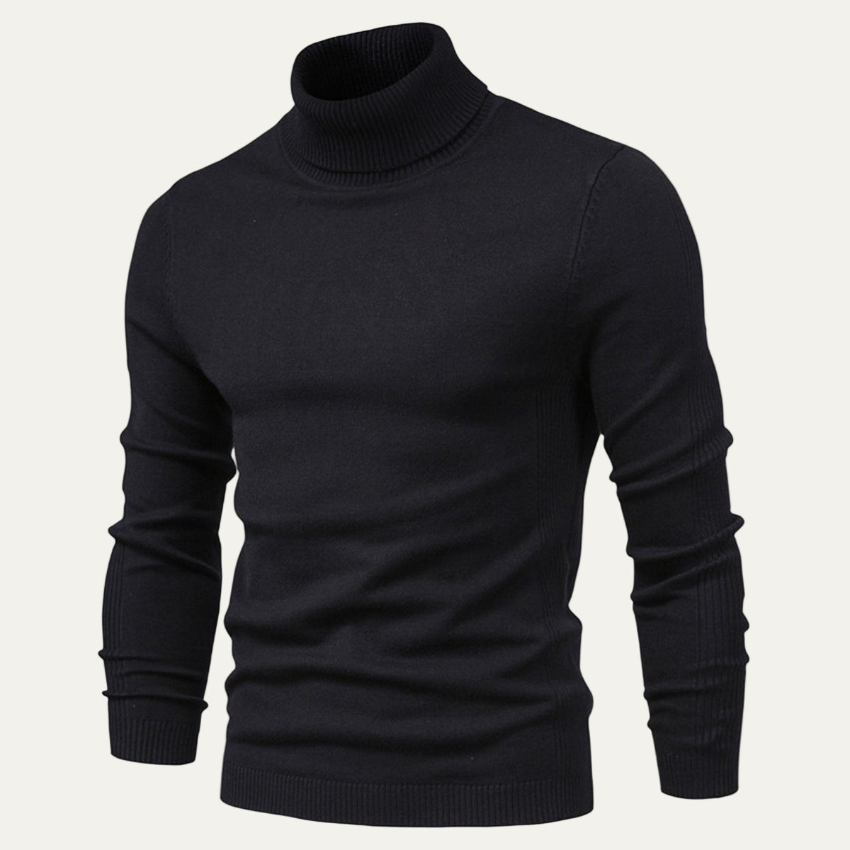 Men’s Modern High Collar Turtleneck Sweater
