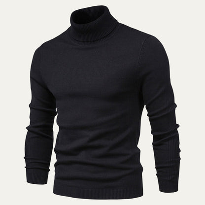Men’s Modern High Collar Turtleneck Sweater