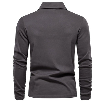The Porto Long Sleeve Modern Cotton Shirt for Men