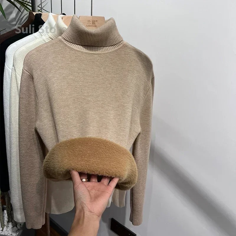Cozy Women's Warm Winter Turtleneck Sweater