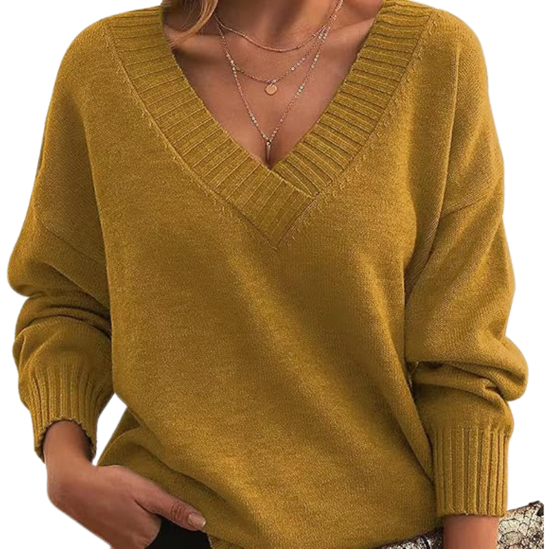 Soft Women's V-Neck Cashmere Sweater
