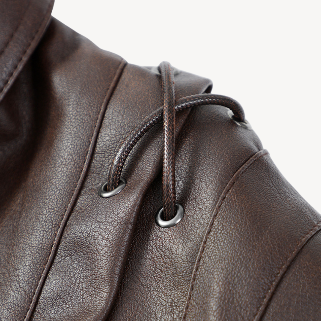 Leather Puffer Blazer Jacket for Women