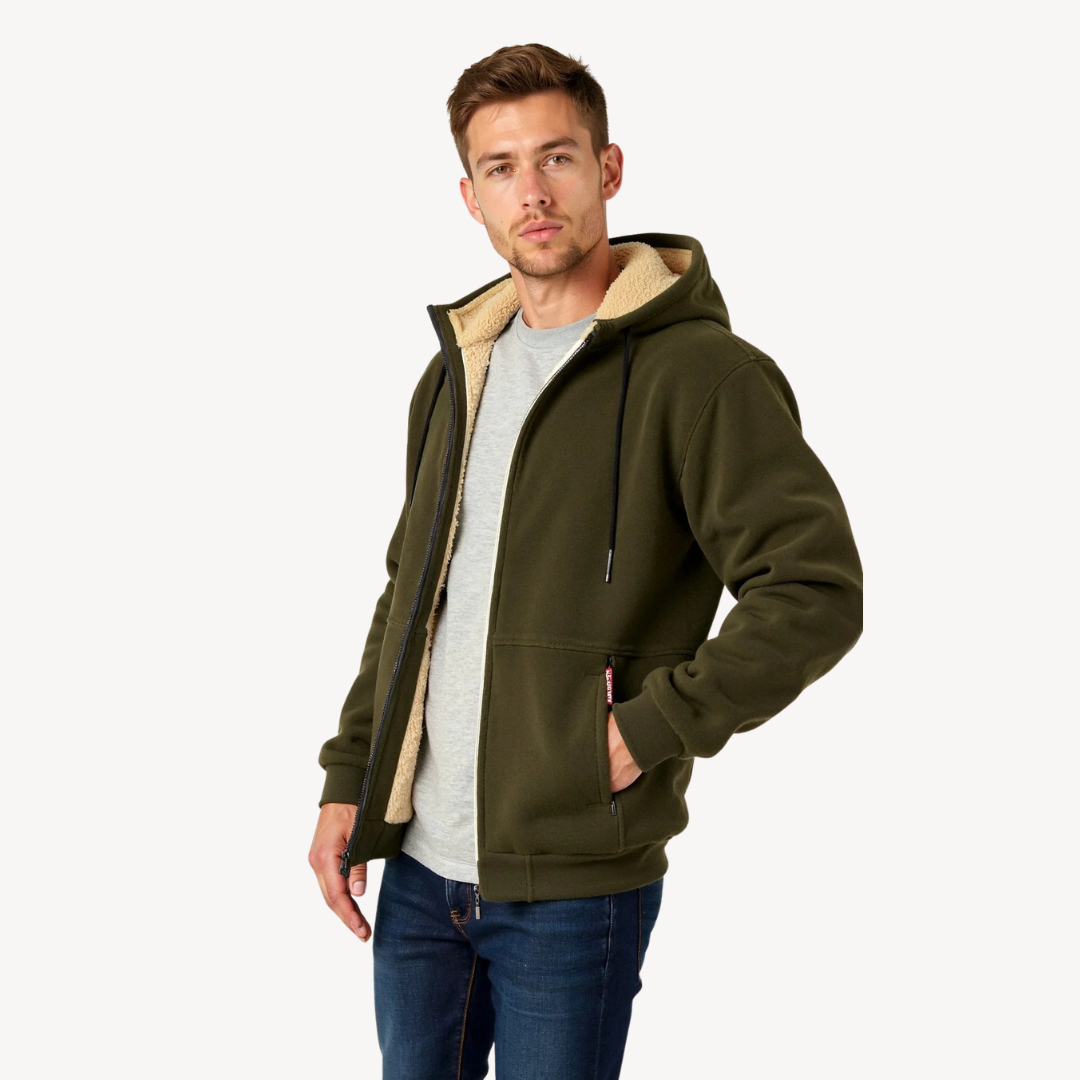 Men's Fleece-Lined Hoodie