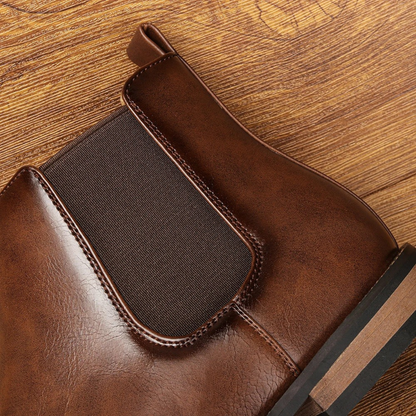 The Surrey Hills Men’s Leather Slip On Ankle Chelsea Boots