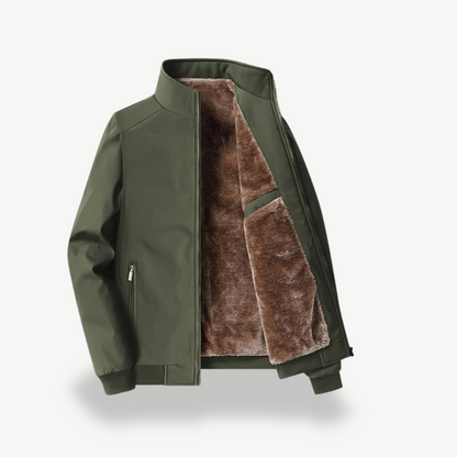 Men's Sherpa-Lined Winter Jacket
