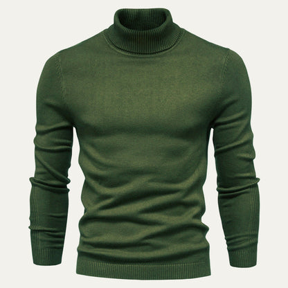 Men’s Modern High Collar Turtleneck Sweater