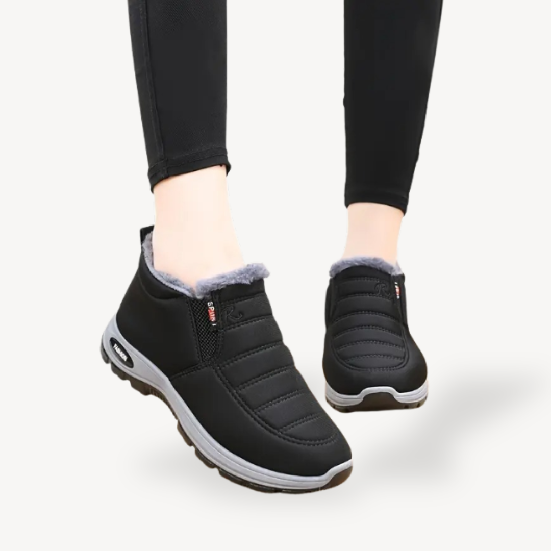 Winter Fur-Lined Orthopedic Ankle Boots Women
