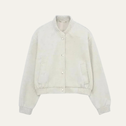 Women's Structured Peacoat with Quilted Inner Vest